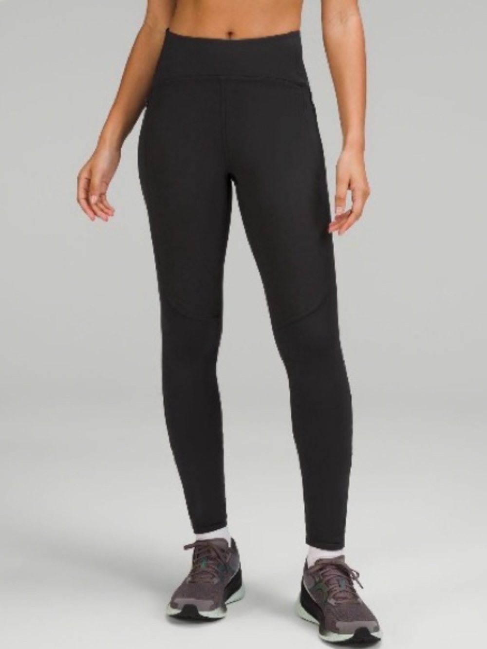 Lululemon Tech Fleece High-Rise Running Tight 28” 14 Black